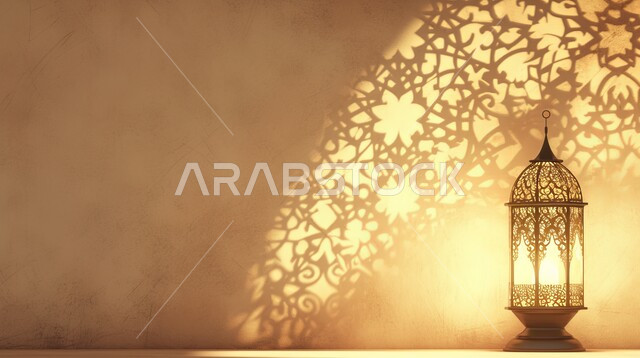 الفونيس العربية المزخرفة المضيئة، الاجواء الرمضانية الروحانية، السرور والبهجة بقدوم شهر الخير, مفهوم العبادة والطاعة والتقرب الى الله، زينة وديكورات على الطراز العربي الاسلامي للاعياد والمناسبات الدينية