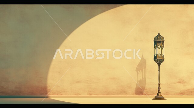 الفونيس العربية المزخرفة المضيئة، الاجواء الرمضانية الروحانية، السرور والبهجة بقدوم شهر الخير, مفهوم العبادة والطاعة والتقرب الى الله، زينة وديكورات على الطراز العربي الاسلامي للاعياد والمناسبات الدينية