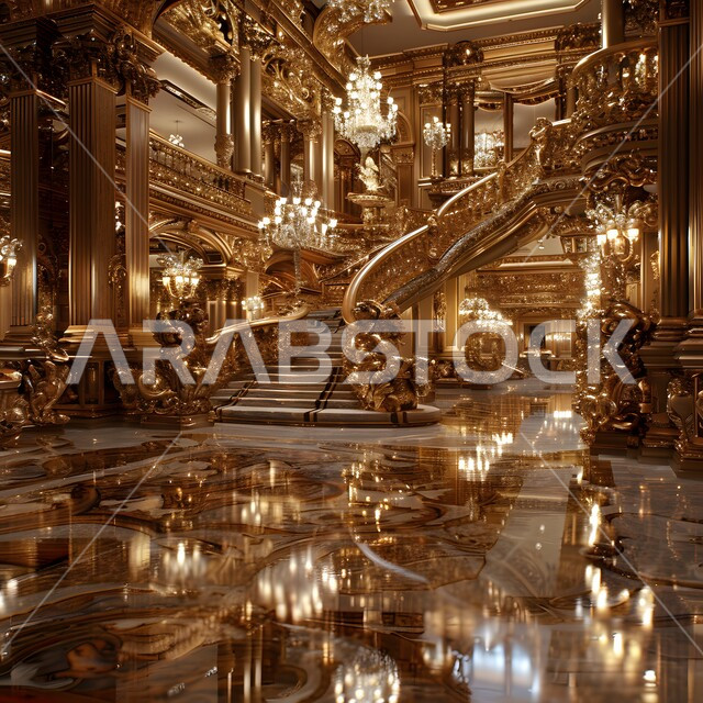 التصميم الحديث لسلم من الرخام داخل فندق فاخر، الديكورات الداخلية باللون الرمادي الفخم، فلل سكنية بتصاميم عصرية، مفهوم الفن المعماري الهندسي في السعودية، اكسسوارات وتحف وأثاث منزلي راقي