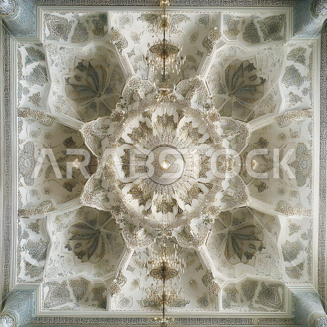  النقوش والزخارف على الجدران الداخلية للقبب، الفن الهندسي المعماري لمسجد عربي عريق، مفهوم العبادة والتقرب إلى الله تعالى، التصاميم والديكورات الداخلية الأنيقة للمساجد في المملكة العربية السعودية