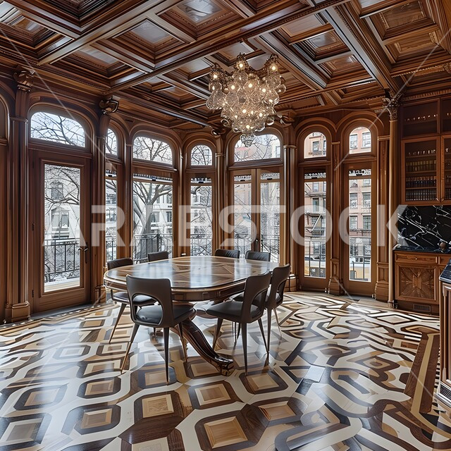 ديكورات منزلية داخلية حديثة لغرف الطعام، غرفة سفرة بتصاميم راقية، الفنون الهندسية و استخدام الطراز الفني الانيق في الاثاث المنزلي، شقق وفلل سكنية في المملكة العربية السعودية