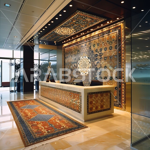 لوبي اوتيل بديزاينات عصرية حديثه، مكاتب وشركات تجارية في المملكة العربية السعودية، التصاميم والديكورات الداخلية للفنادق والمنتجعات الفاخرة ، التصميم الراقي لردهة ومدخل الاستقبال في الفندق