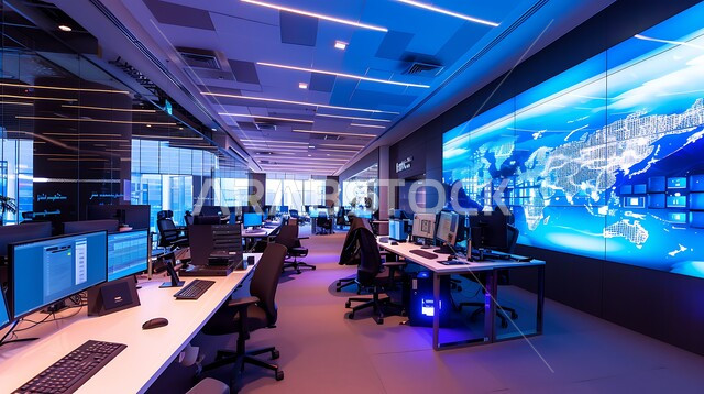  استخدام التكنولوجيا و التقنيات الحديثة, الاجهزة الذكية في الغرف المكتبية، تصميم داخلي و ديكورات راقية على الطرازالحديث، تصاميم عصرية للشركات الراقية, الفن الهندسي المعماري لمكاتب الاعمال في المملكة العربية السعودية