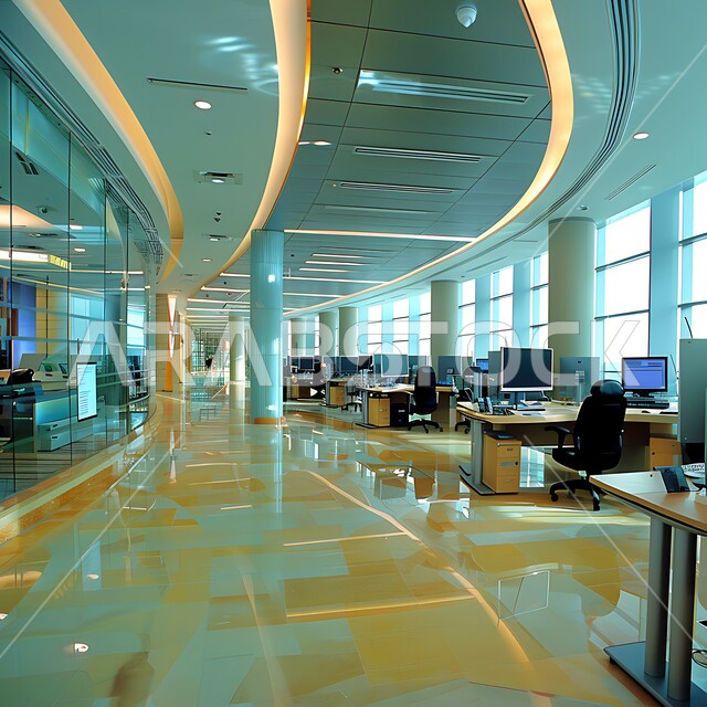  استخدام التكنولوجيا و التقنيات الحديثة, الاجهزة الذكية في الغرف المكتبية، تصميم داخلي و ديكورات راقية على الطرازالحديث، تصاميم عصرية للشركات الراقية, الفن الهندسي المعماري لمكاتب الاعمال في المملكة العربية السعودية