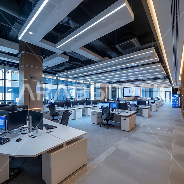 الاجهزة الذكية في الغرف المكتبية، تصميم داخلي و ديكورات راقية على الطرازالحديث، استخدام التكنولوجيا و التقنيات الحديثة, تصاميم عصرية للشركات الراقية, الفن الهندسي المعماري لمكاتب الاعمال في المملكة العربية السعودية