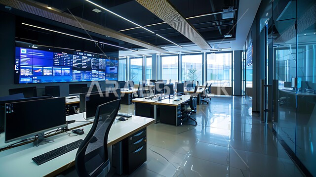 الاجهزة الذكية في الغرف المكتبية، تصميم داخلي و ديكورات راقية على الطرازالحديث، استخدام التكنولوجيا و التقنيات الحديثة, تصاميم عصرية للشركات الراقية, الفن الهندسي المعماري لمكاتب الاعمال في المملكة العربية السعودية