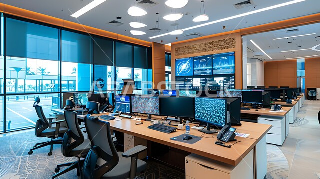 الاجهزة الذكية في الغرف المكتبية، تصميم داخلي و ديكورات راقية على الطرازالحديث، استخدام التكنولوجيا و التقنيات الحديثة, تصاميم عصرية للشركات الراقية, الفن الهندسي المعماري لمكاتب الاعمال في المملكة العربية السعودية