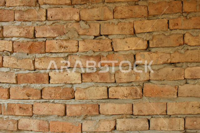 صورة خلفية لجدار حجري قديم بارز الشكل