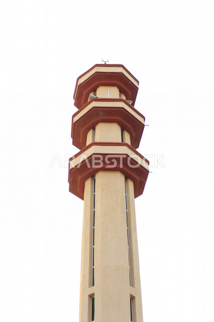 المئذنة (المنارة) مبنى مرتفع طويل ملحق بالمساجد ، العبادة والتقرب إلى الله ، صوت الأذان ، دعوة المسملين للصلاة  ، مسجد المئذنة