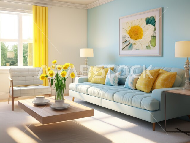  التصاميم الداخلية لغرف الجلوس على الطراز الحديث، اكسسوارات وتحف عصرية، لوحات فنية معلقة ، غرفة معيشة مع أثاث منزلي فاخر ، الديكورات الداخلية الراقية للفلل والشقق السكنية في المملكة العربية السعودية