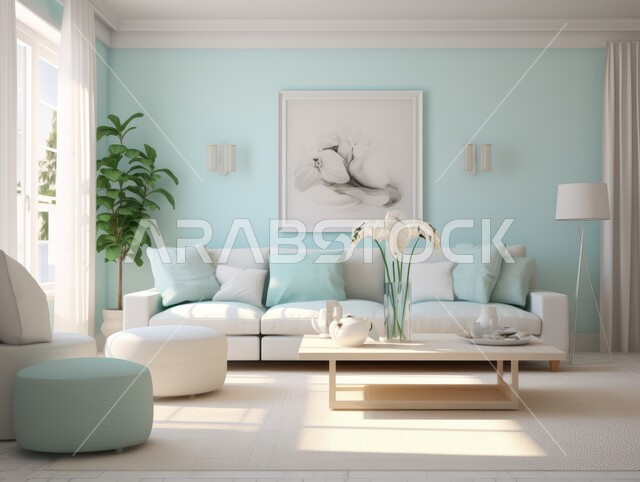 تصاميم عصرية مبتكرة لغرف المعيشة، مفهوم الأناقة والترتيب والأختيار الراقي للديكورات، أشكال جديدة وحديثة لغرف الجلوس في بيوت ومنازل المملكة العربية السعودية، مواكبة الموضة والتطور العمراني والهندسي، أثاث منزلي فاخر واكسسوارات أنيقة