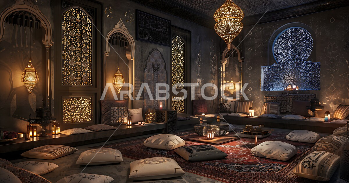 Antique decorations in the Kingdom of Saudi Arabia, traditional style ...
