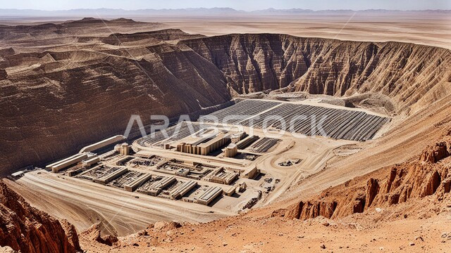 التعدين العربي الأول ، منظر طبيعي جميل لسلسلة جبال طويق في الرياض في المملكه العربيه السعوديه, حافة نهاية العالم, مطل الجراند كانيون, مناطق سياحيه مميزه في الرياض, السياحه في المملكه العربيه السعوديه