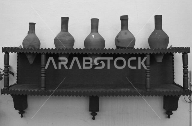 التراث الإسلامي العربي القديم ، الأواني الفخارية ، التراث الشعبي السعودي