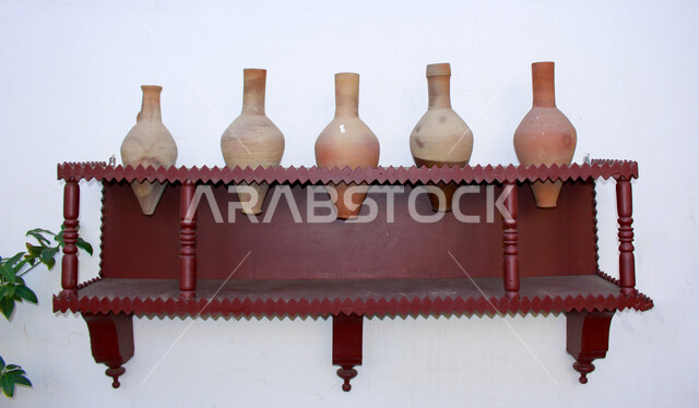 التراث الإسلامي العربي القديم ، الأواني الفخارية ، التراث الشعبي السعودي