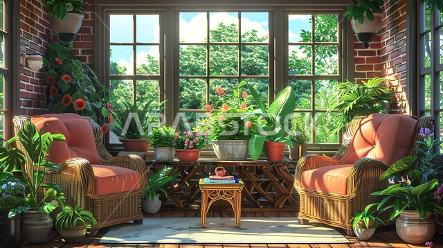 الاهتمام بزراعة نباتات الزينة الخضراء, غرفة جلوس كلاسيكية مريحة هادئة, ديكورات و تصاميم عصرية حديثة, تحف و إكسسوارات وأثاث منزلي راقي