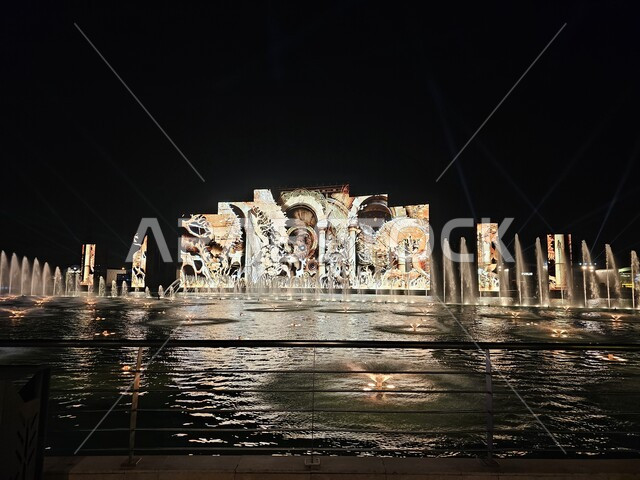 Riyadh Season Activities and Events, Enjoy New and Fun Experiences, Water Lake in Boulevard World in the Kingdom of Saudi Arabia, Entertainment and Amusement in Famous Tourist Places, Tourist Attractions from Around the World