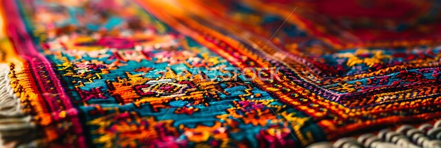 مهن وحرف شعبية، منتجات صناعية محليه وطنيه، الفن التراثي الحرفي التقليدي، صورة بانورامية لسجادة منسوجة يدويا بالأنماط والألوان المتنوعة، أسواق تقليدية في المملكة العربية السعودية، نقوشات وزخرفات من التراث السعودي