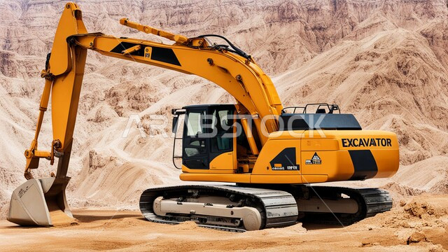 أماكن مناجم الفحم الطبيعي، مناطق التنقيب عن الثروات الباطنية، الطبيعة الصخرية وتضاريس السلاسل الجبلية، المرتفعات وقمم الجبال في المملكة العربية السعودية، سيارة شحن كبيرة تقوم بالعمل في موقع التعدين، التخلص من الأتربة والصخور ونقلها بعيدا