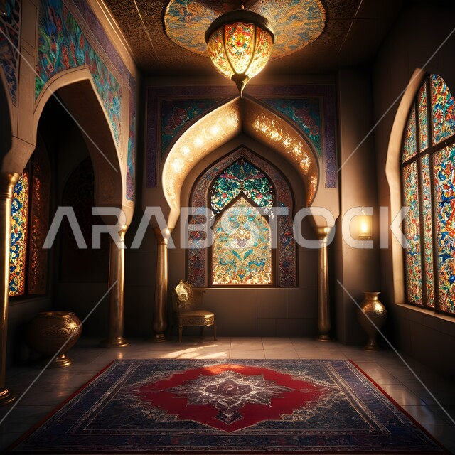 مفهوم دمج الحضارة مع العراقة والأصالة، الديكورات والتصاميم الداخلية للعمارة الإسلامية، زخارف ونقوش للأقواس والنوافذ في العمارات التقليدية في المملكة العربية السعودية، واجهات زجاجية مميزة