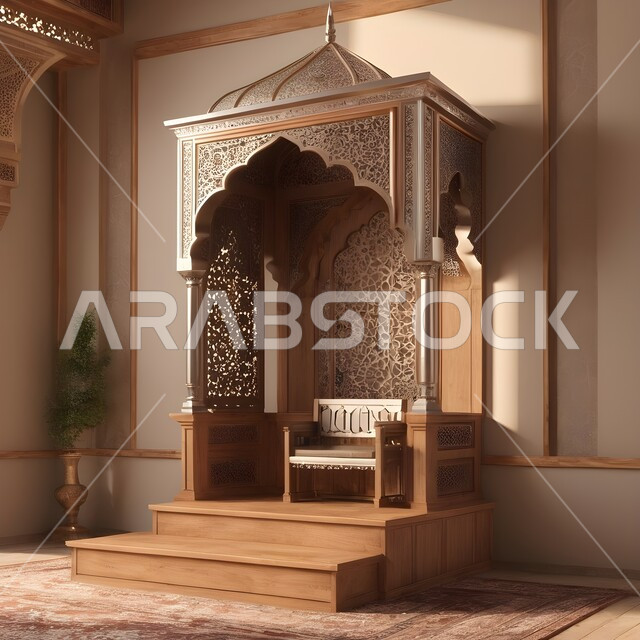 مفهوم العبادة والتقرب الى الله, اداء الفرائض والصلوات, دمج الحضارة مع الأصالة، الزخارف والنقوش الاسلامية في احد المساجد في المملكة العربية السعودية, الديكورات الداخلية المميزة على الطراز الاسلامي