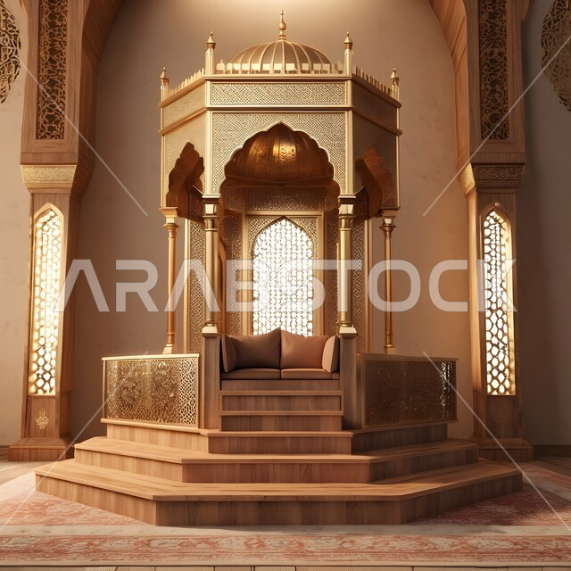 دمج الحضارة مع الأصالة، مفهوم العبادة والتقرب الى الله, اداء الفرائض والصلوات,  الزخارف والنقوش الاسلامية في احد المساجد في المملكة العربية السعودية, الديكورات الداخلية المميزة على الطراز الاسلامي