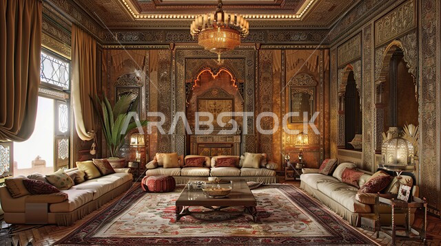 التصاميم الداخلية لغرف الجلوس المريحة على الطراز الحديث بألوان راقية ،غرفة مع أثاث منزلي فاخر ،الديكورات الداخلية للفلل والشقق السكنية في المملكة العربية السعودية ،اكسسوارات وتحف عصرية، النوافد والواجهات الزجاجية