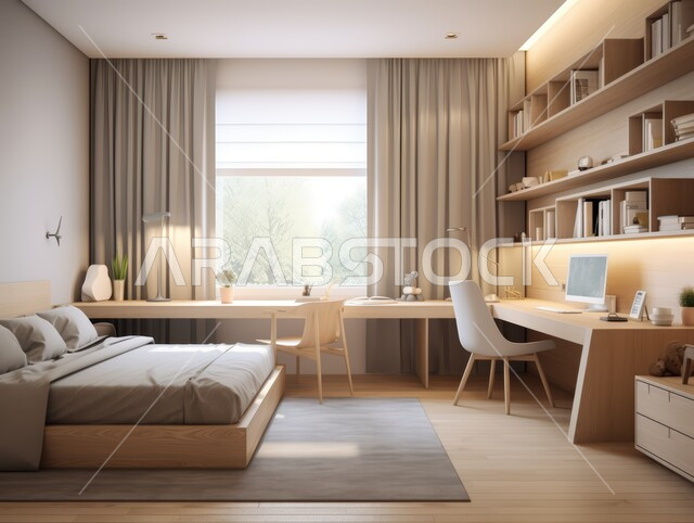  أثاث واكسسوارات منزلية داخلية أنيقة، التصميم الداخلي للمنازل والبيوت باللون البيج، غرفة نوم بتصاميم عصرية حديثة, شقق وفلل سكنية فاخرة، فنادق ومنتجعات بديكورات راقية في المملكة العربية السعودية