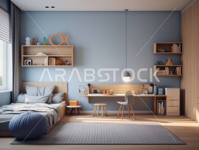  أثاث واكسسوارات منزلية داخلية أنيقة، التصميم الداخلي للمنازل والبيوت باللون الازرق، غرفة نوم بتصاميم عصرية حديثة, شقق وفلل سكنية فاخرة، فنادق ومنتجعات بديكورات راقية في المملكة العربية السعودية