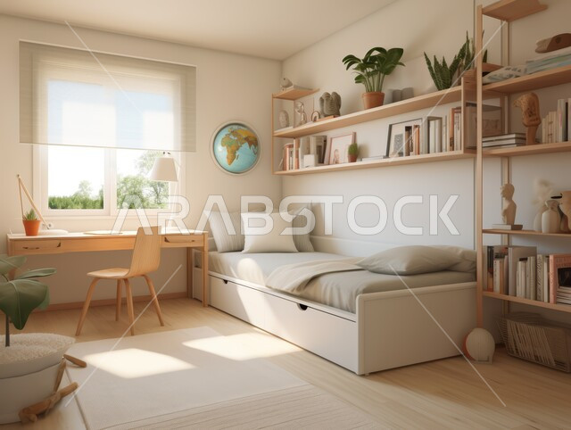 التصميم الداخلي للمنازل والبيوت باللون البيج، أثاث واكسسوارات منزلية داخلية أنيقة، غرفة نوم بتصاميم عصرية حديثة, شقق وفلل سكنية فاخرة، فنادق ومنتجعات بديكورات راقية في المملكة العربية السعودية