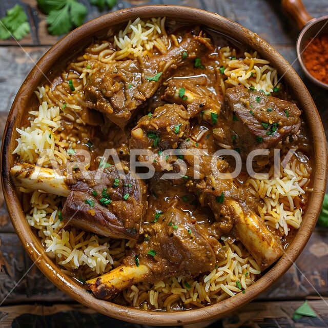  طبق من أرز الكبسة مع قطع اللحم المزين بالمكسرات، صحن من المندي بالدجاج المشوي مع الخضار المشكلة، ولائم وأطباق عربية تقليدية شعبية، وصفات الطعام الشهية، المأكولات والوجبات الشرقية، مطابخ ومطاعم المملكة العربية السعودية