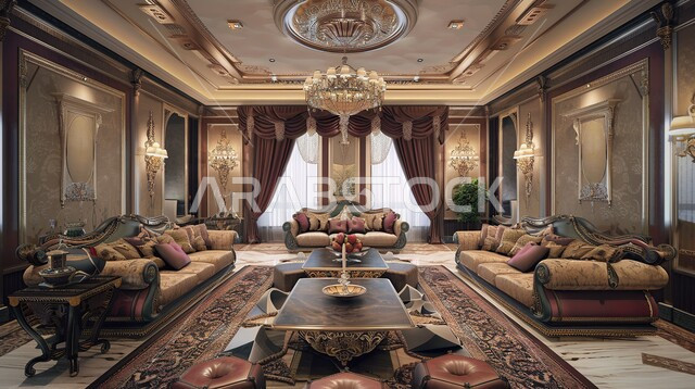 التصاميم الداخلية المزخرفة لغرف الجلوس على الطراز الحديث، أثاث منزلي ...