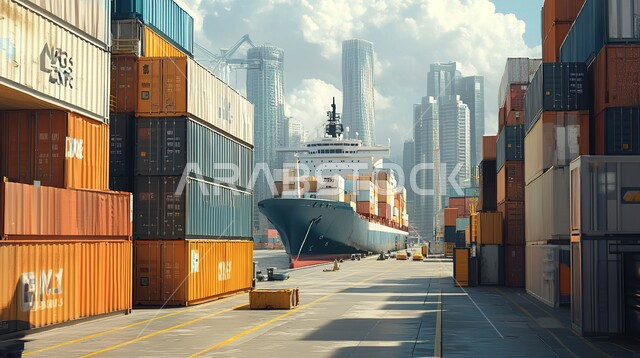 استيراد وتصدير البضاعة في المملكة العربية السعودية, الاقتصاد البحري لنقل واستلام كونتينرات التخزين, ميناء شحن البضائع و الحاويات التجارية، تجارة السلع والمنتجات المحلية عبر السفن في البحار