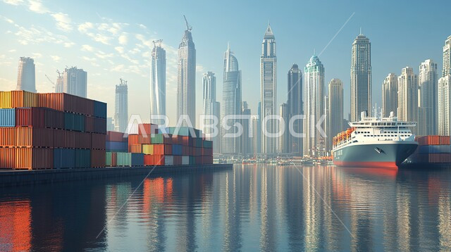 استيراد وتصدير البضاعة في المملكة العربية السعودية, الاقتصاد البحري لنقل واستلام كونتينرات التخزين, ميناء شحن البضائع و الحاويات التجارية، تجارة السلع والمنتجات المحلية عبر السفن في البحار