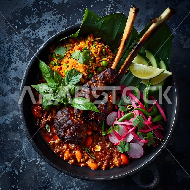 طبق من لحم الضأن المشوي مع الأرز والصلصة الحارة, وصفات الللحومات المشوية بالنكهات المتميزة، مطاعم للمأكولات الشرقية في المملكة العربية السعودية، وجبات اللحم الصحية والمغذية، حفلات الشواء والاستمتاع بتحضير أطباق لذيذة