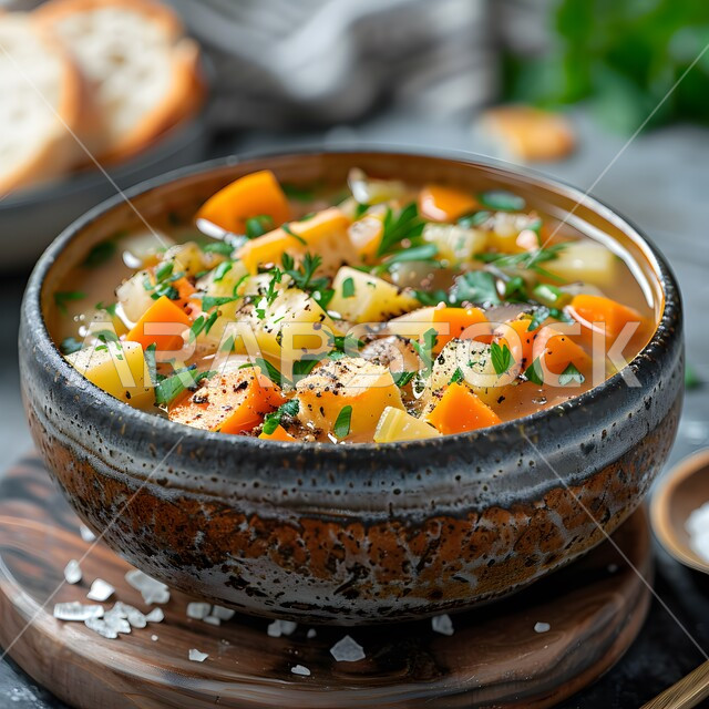 وعاء من حساء الخضار اللذيذ, وجبات صحية ومغذية، مطاعم للمأكولات الشرقية في المملكة العربية السعودية، وصفات اللحومات بالنكهات المتميزة, الاستمتاع بتحضير أطباق لذيذة