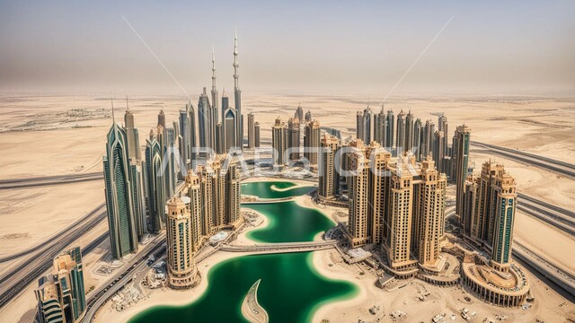 منظر تخيلي مستقبلي للتقدم و النمو العمراني, المباني والمنشآت التجارية الشاهقة في المملكة العربية السعودية, رؤية سعودية مستقبلية 2030, الفن الهندسي المعماري للأبراج وناطحات السحاب, بناء مستقبل حضاري ومتطور