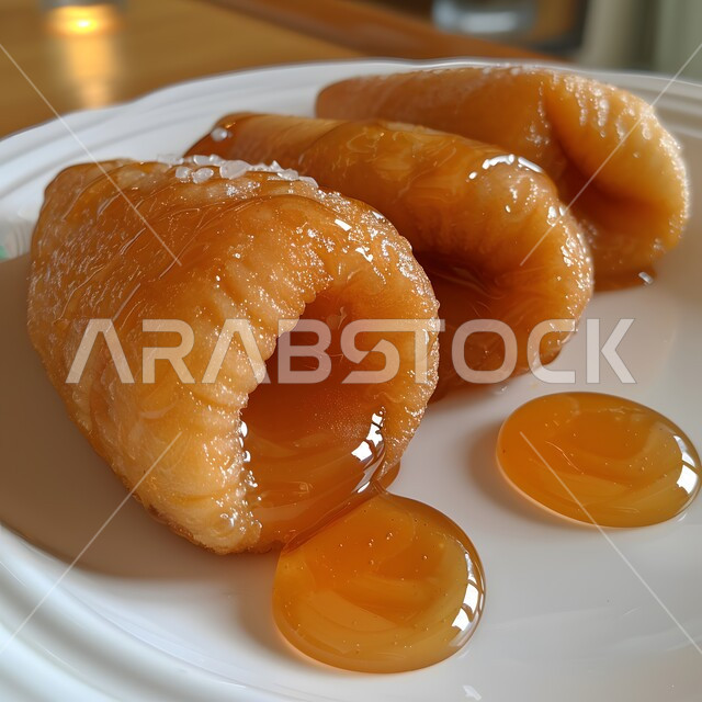 أنواع من الحلويات تقدم في الأعياد والمناسبات، أطباق من الحلوى العربية الشرقية، مأكولات غنية بالسكريات والسعرات الحرارية، كرم الضيافة في المملكة العربية السعودية, منتجات محلية وطنية