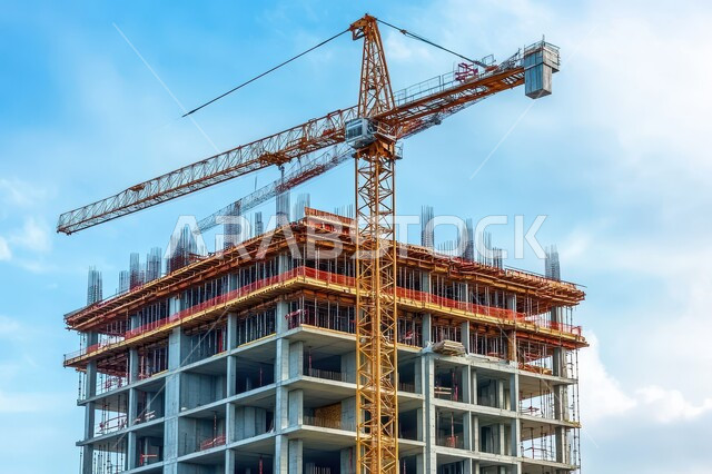 إنشاء الأساسات والهياكل للمشروعات السكنية والمصانع، التطور المعماري والحضاري في المملكة العربية السعودية، تشييد المباني والمشاريع الضخمة، مفهوم تحسين البنية التحتية للبلاد، أعمال البناء والمقاولات والتطوير العقاري