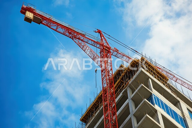 أعمال البناء والمقاولات والتطوير العقاري، إنشاء الأساسات والهياكل للمشروعات السكنية والمصانع، التطور المعماري والحضاري في المملكة العربية السعودية، تشييد المباني والمشاريع الضخمة، مفهوم تحسين البنية التحتية للبلاد