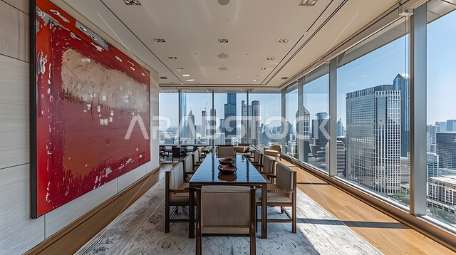 Architectural art in dining table design, dining room with elegant classic designs, modern interior home decorations for dining rooms, using elegant artistic style in home furniture, residential apartments and villas in the Kingdom of Saudi Arabia