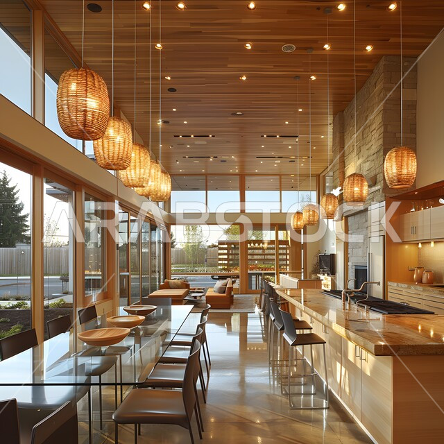 الفنون الهندسية في تصميم طاولة الطعام، غرفة سفرة بتصاميم كلاسيكية راقية، ديكورات منزلية داخلية حديثة لغرف الطعام، استخدام الطراز الفني الانيق في الاثاث المنزلي، شقق وفلل سكنية في المملكة العربية السعودية