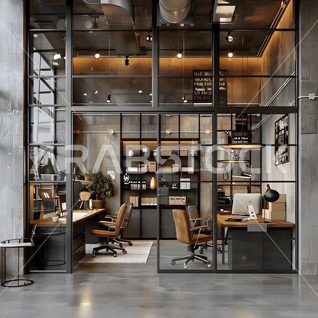 غرفة القراءة والجلوس، مكتب عمل بواجهه زجاجية كبيرة، الفن الهندسي المعماري المتطور، تصميم عصري حديث لمكاتب الشركات السعودية، تصاميم داخلية وديكورات راقية مع اثاث فاخر ومريح للغرف مكتبية