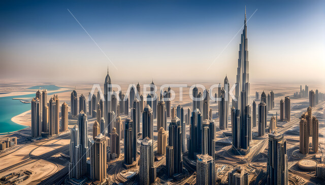 رؤية مستقبلية سعودية 2030، مفهوم التطور الهندسي, منظر تخيلي مستقبلي للتقدم و النمو العمراني، الفنون و التصاميم الهندسية المعمارية الحديثة لناطحات السحاب في المملكة العربية السعودية، الأبراج والمباني والمنشآت التجارية الشاهقة