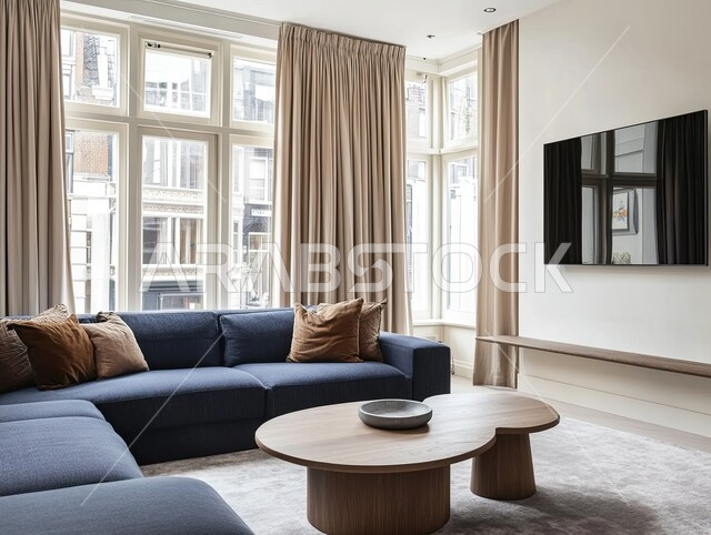 مفهوم الأناقة والهدوء والراحة, الديكورات الداخلية لغرف المعيشة, أثاث منزلي فاخر، فلل وشقق سكنية في المملكة العربية السعودية, اكسسوارات وتحف عصرية، التصاميم الراقية لغرف الجلوس المريحة على الطراز الحديث