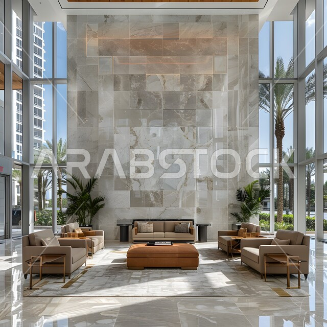 الديكورات الداخلية الراقية للفلل والشقق السكنية في المملكة العربية السعودية، اكسسوارات وتحف عصرية، التصاميم الأنيقة لغرف الجلوس المريحة على الطراز الحديث، غرفة معيشة مع أثاث منزلي فاخر بالألوان الراقية