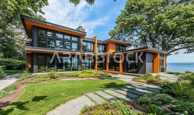 الاطلالة المميزة على المناظر الطبيعية, النمو والتقدم العمراني في المملكة العربية السعودية ,الأشجار والنباتات الخضراء المحيطة بالشقق والفلل السكنية السياحية، تصميمات وديكورات فخمة، الفن الهندسي المعماري على الطراز الحديث، تصاميم عصرية للحديقة الخارجية