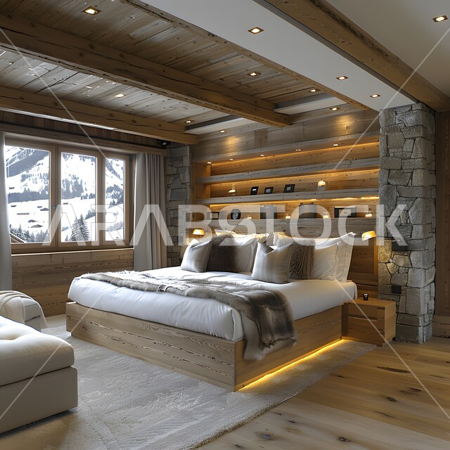 إكسسوارات وتحف وأثاث منزلي راقي، غرف ذات تصميم عصري وفخم، تصاميم وديكورات داخلية أنيقة لغرفة نوم مريحة، فلل وشقق سكنية في المملكة العربية السعودية، سرير مريح بألوان هادئة