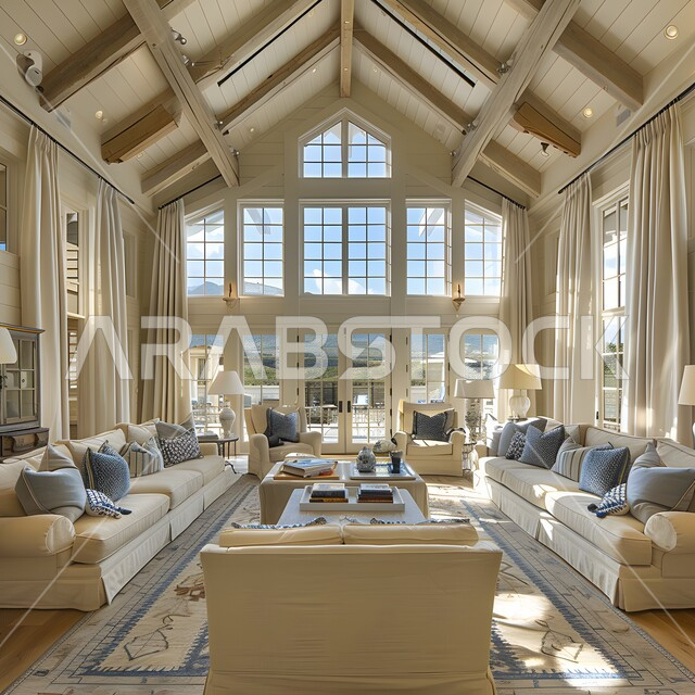 الديكورات الداخلية الراقية للفلل والشقق السكنية في المملكة العربية السعودية، اكسسوارات وتحف عصرية، التصاميم الأنيقة لغرف الجلوس المريحة على الطراز الحديث، غرفة معيشة مع أثاث منزلي فاخر بالألوان الراقية