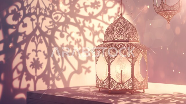 فوانيس معلقة مصابيح عربية تقليدية زينة وديكور وأنوار الاحتفال بالمناسبات والأعياد الدينية الإسلامية, الاستعداد لاستقبال الشهر الفضيل, البهجة بقدوم رمضان المبارك, الأجواء الروحانية في الأيام الفضيلة, شهر العبادة والتقرب من الله تعالى.